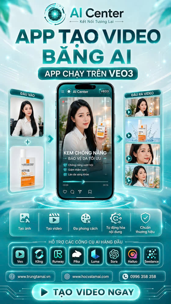 Ảnh giới thiệu Video skincare tự động