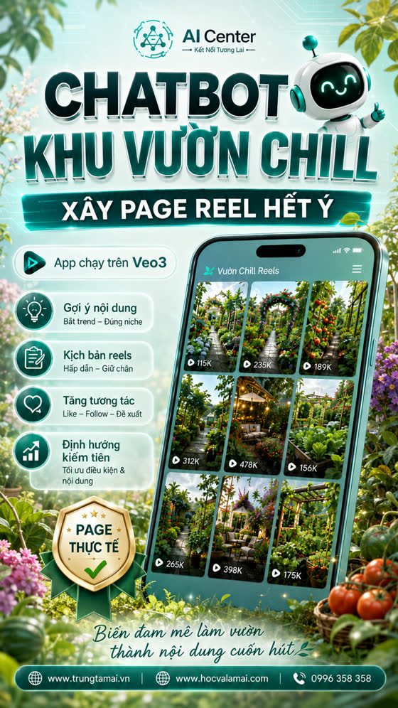 Ảnh giới thiệu Khu vườn chill xây page